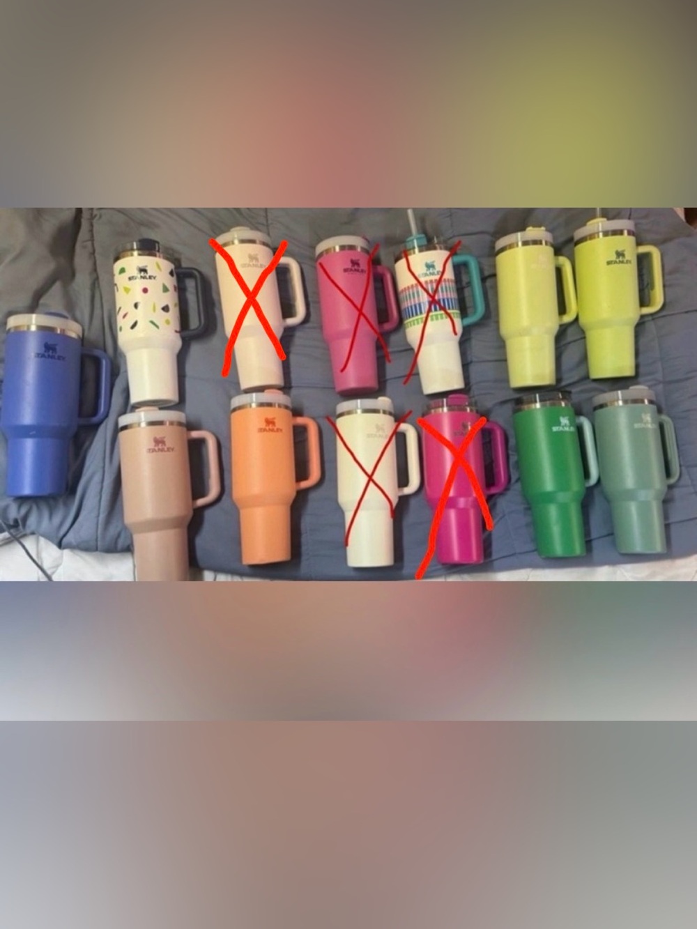 40 oz Stanley Colorful Party Tumblers